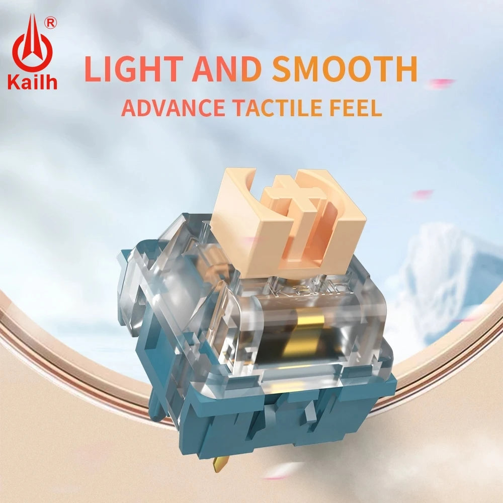 Kailh Chinoiserie Delo Mechanical Keyboard Switch DIY Waterproof Dustproof Smooth Advance Tactile Feel