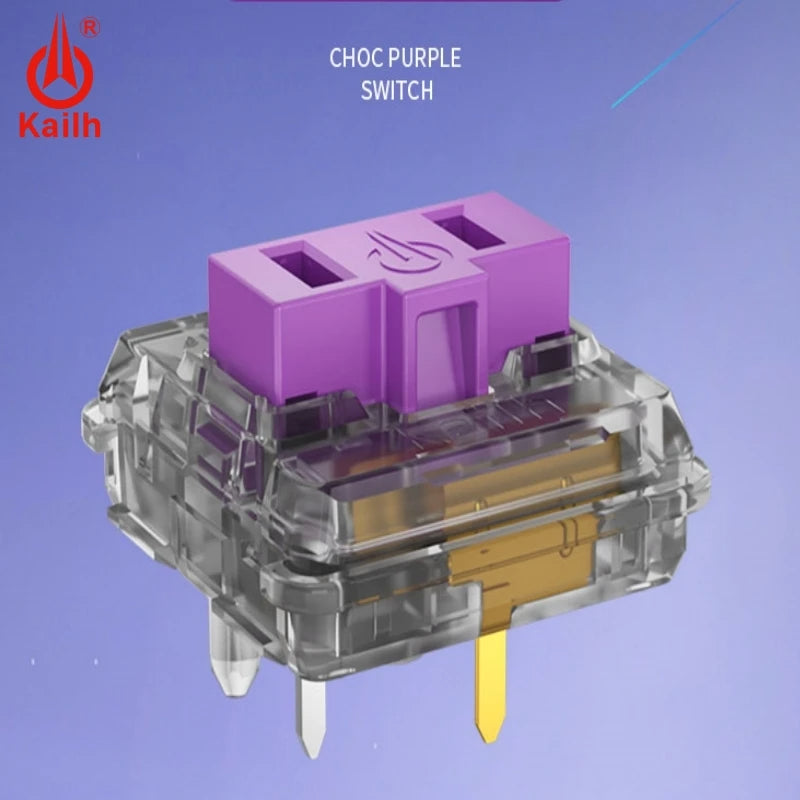 Kailh profil bas chocolat clavier commutateur rvb SMD clavier mécanique linéaire main sentiment 25g Purpz commutateur