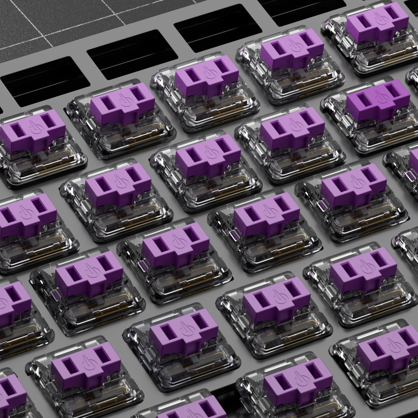 Kailh profil bas chocolat clavier commutateur rvb SMD clavier mécanique linéaire main sentiment 25g Purpz commutateur