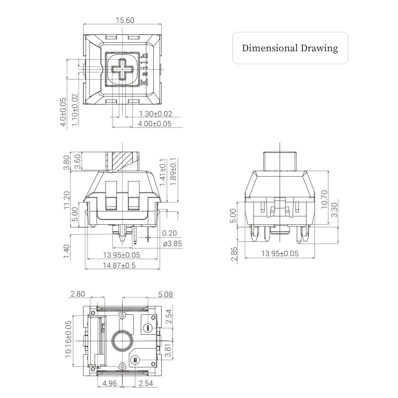 Kailh Box Royal Switch Mechanical Keyboard Switch Office Waterproof And Dustproof Tactile