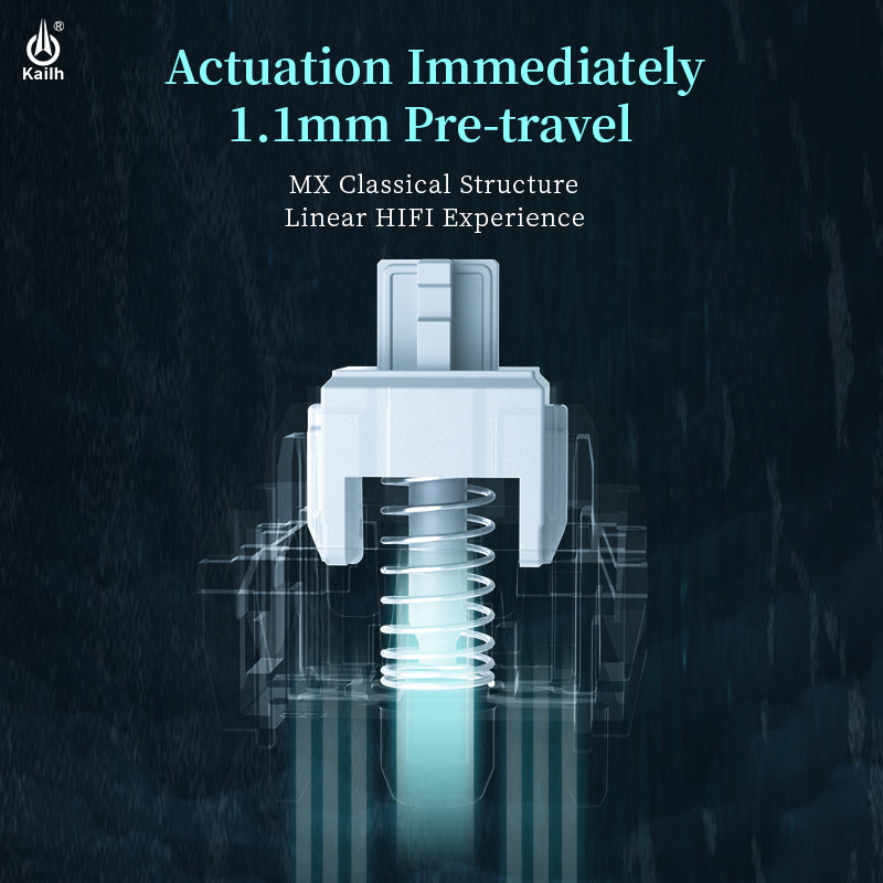 Kailh mechanical keyboard switches, MX Razer Red switches, linear switches, silver-like switches, HiFi fast-acting switches.