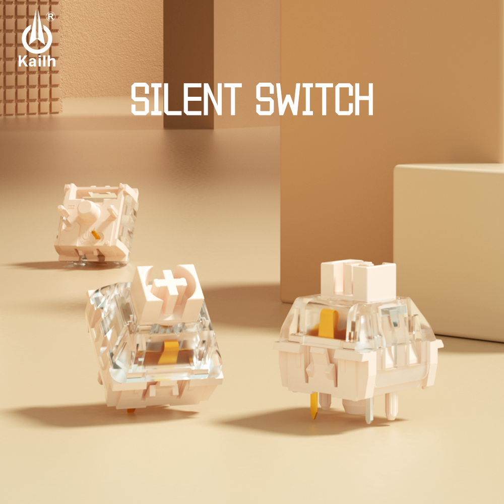 Kailh MX Light Mute Keyboard Switch Silent Mechanical MX Switch Linear Handfeel 5Pins DIY