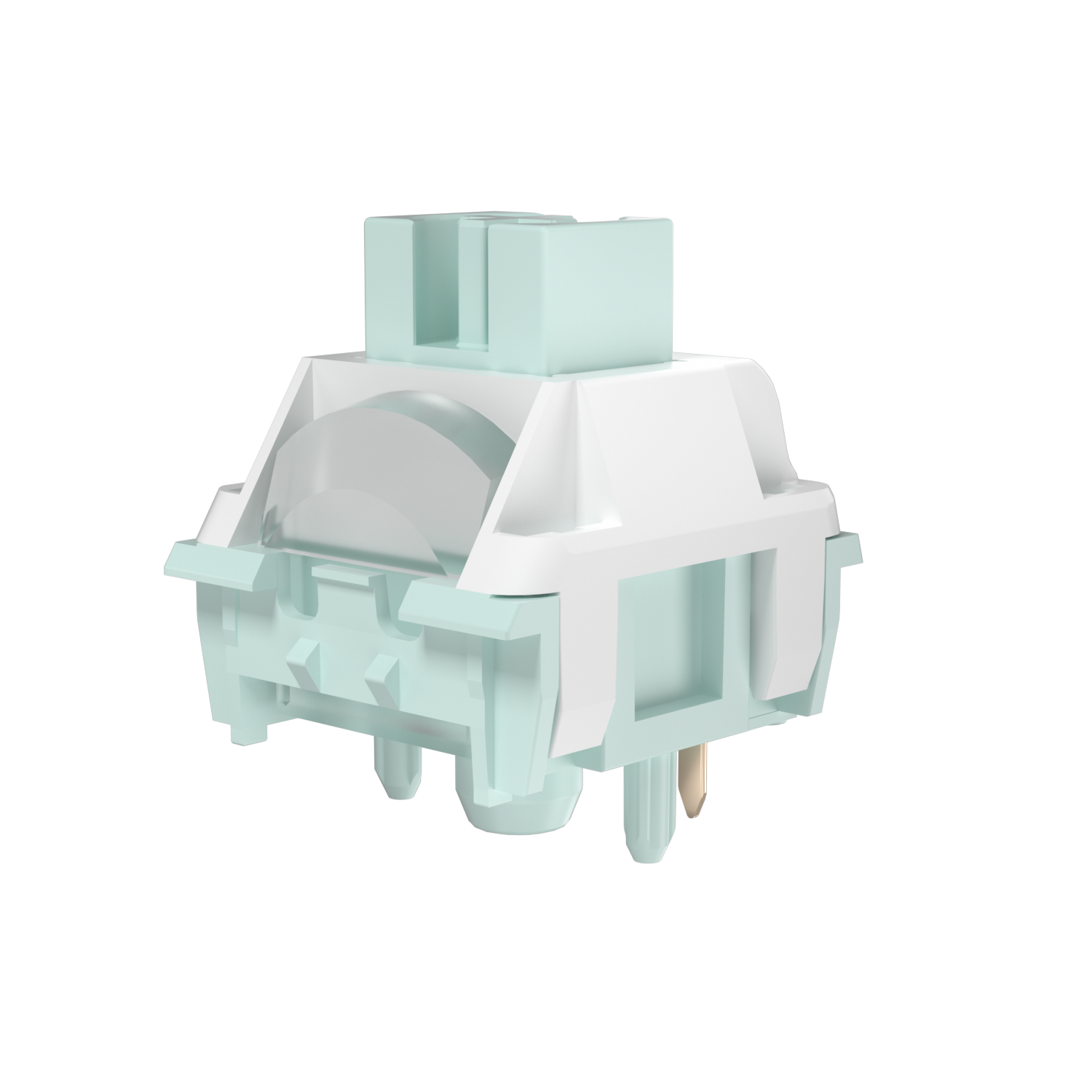 kailh cool mint v2 Switch Linear Quick Conduction Ice peak Silver Mechanical Keyboard Switch for Game