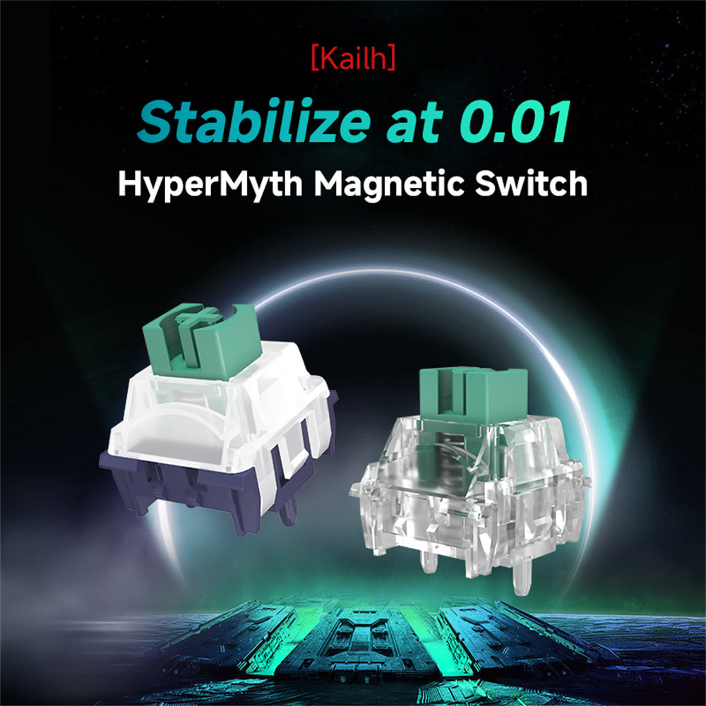 KAILH HyperMyth Magnetic Keyboard Switch Quick Trigger Gaming and Esports Specific RGB Linear Switches