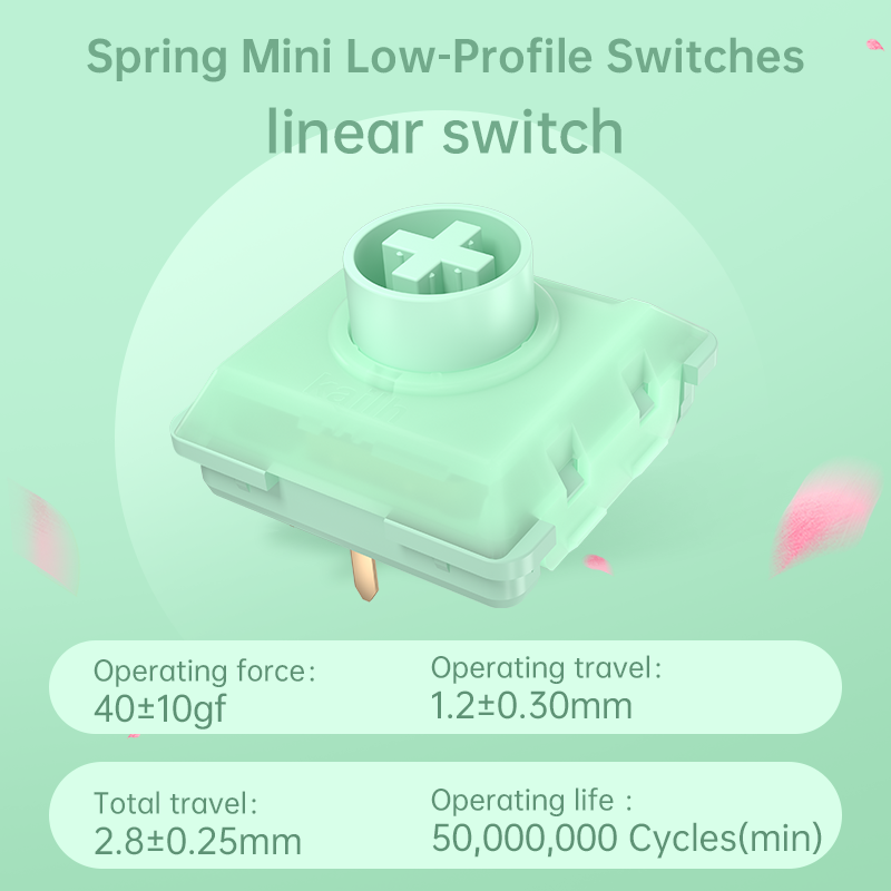 Kailh Four Seasons Series Mini Low-Profile Switches