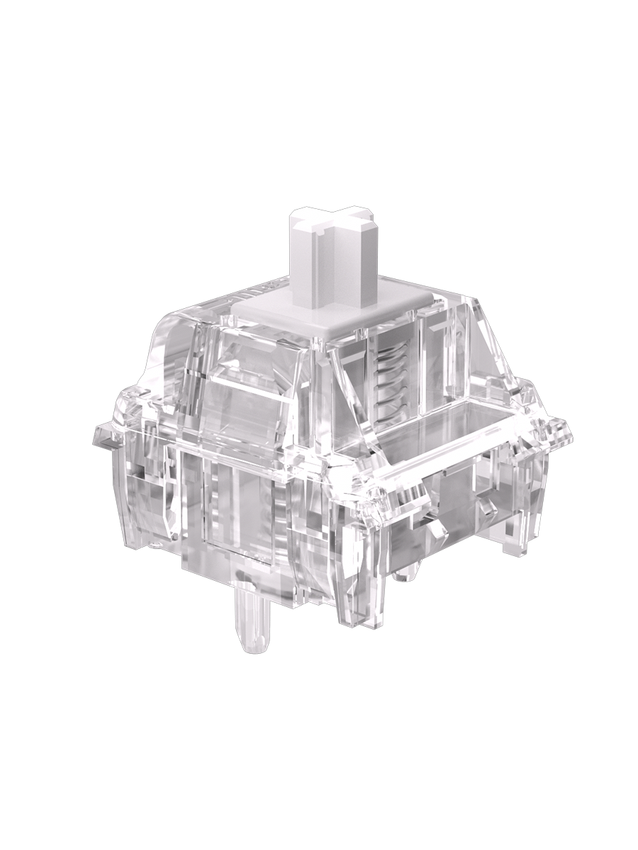 KAILH Jellyfish Magnetic Switch – Deep Sea Alert Series | Full‑Transparent, POK Stem, 100M Clicks, 0.01mm Precision & Blade‑Rail Smoothness