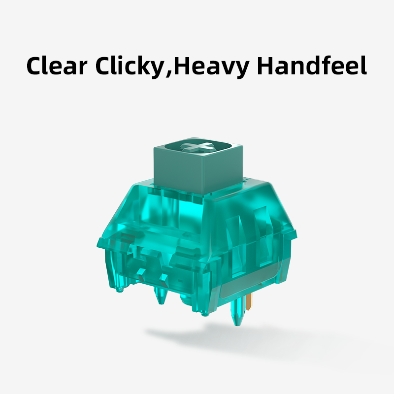 Kailh Box Midnight Jade Keyboard Switch Clicky Customized Hot Swap Heavy Handfeel Switches