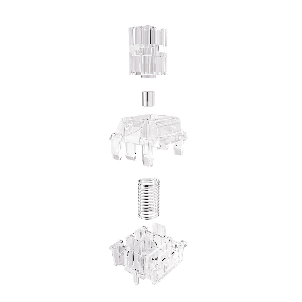 Kailh x IPI FLASH75 Beidou Magnetic Switch – Transparent, 7‑Stage Adjustable, Hi‑Fi Sound, 100M Clicks