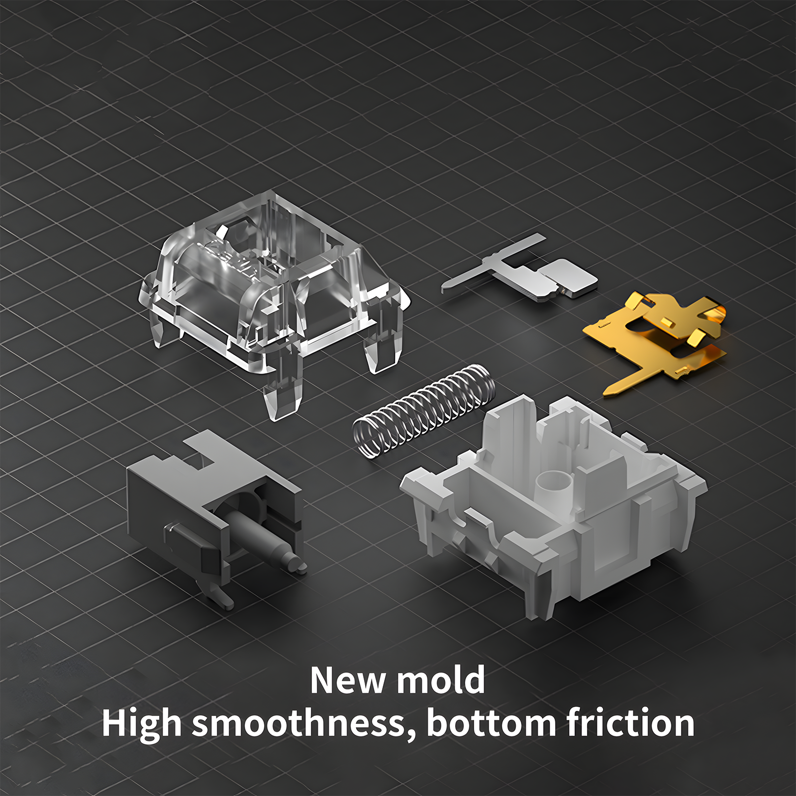Kailh Turbo MX Keyboard Switch DIY Mechanical Switches Speed Linear Tactile Silent Keyboard Switch