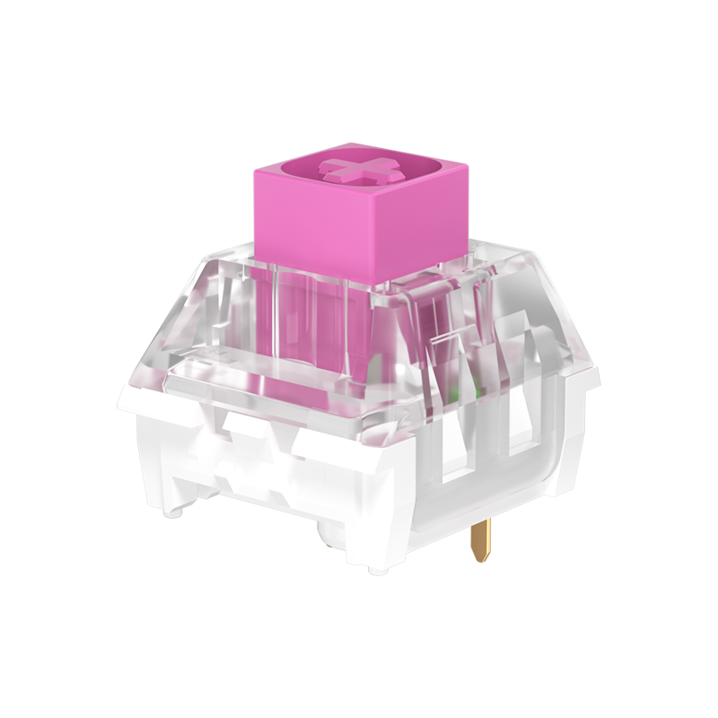 Kailh Box Crystal Pink Switch Mechanical Keyboard Switch Customized Clicky Switches for RGB Player