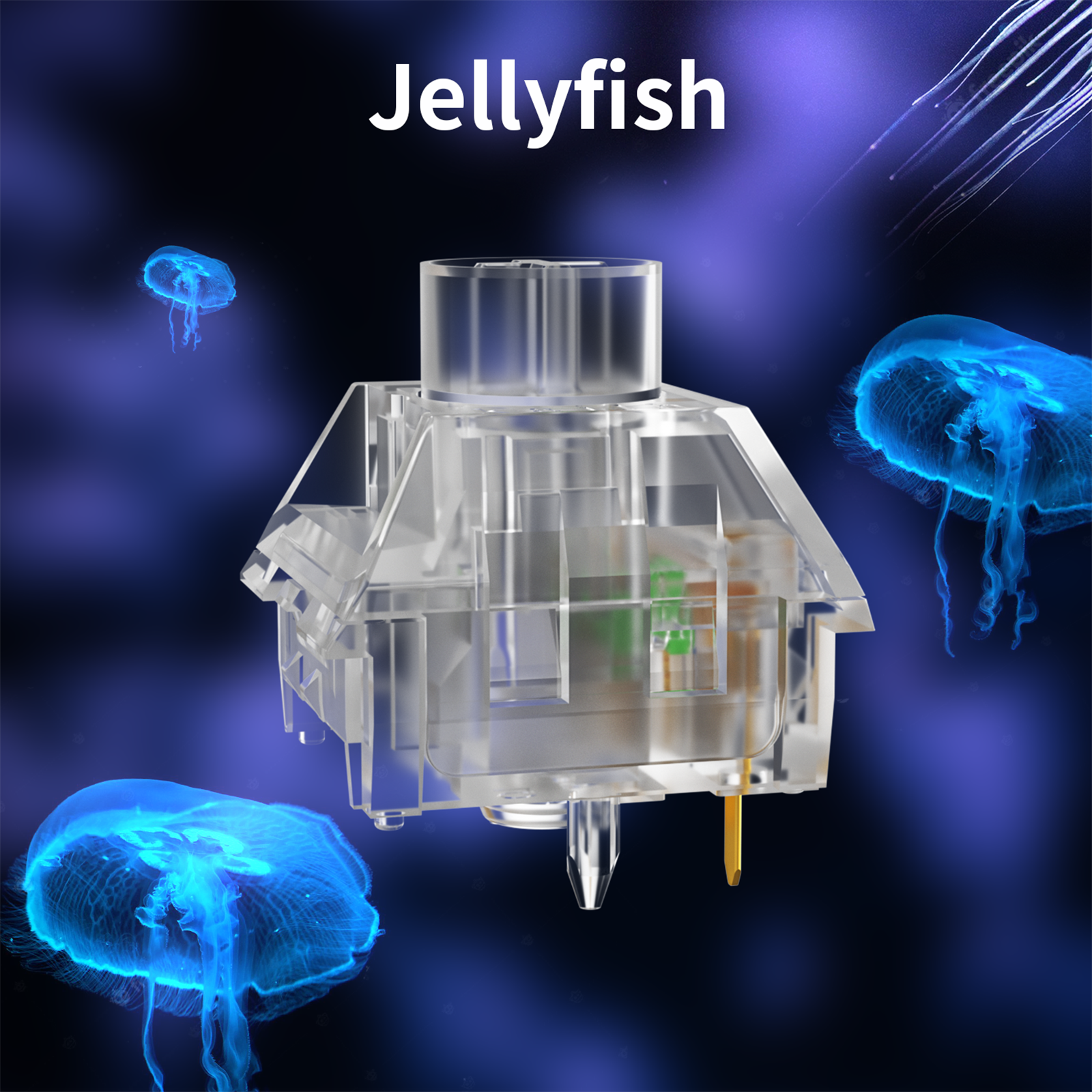 Kailh Box Jellyfish Switch Mechanical Keyboard Switch Waterproof And Dustproof Clicky Linear