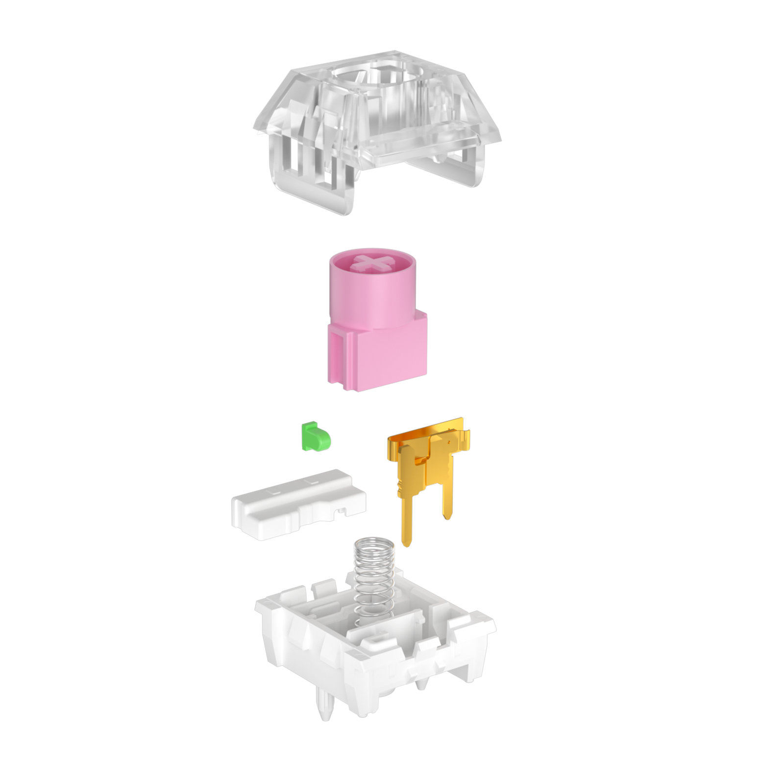Kailh Box Silent Pink Brown Switch Mechanical Keyboard Switch Waterproof And Dustproof Tactile Linear