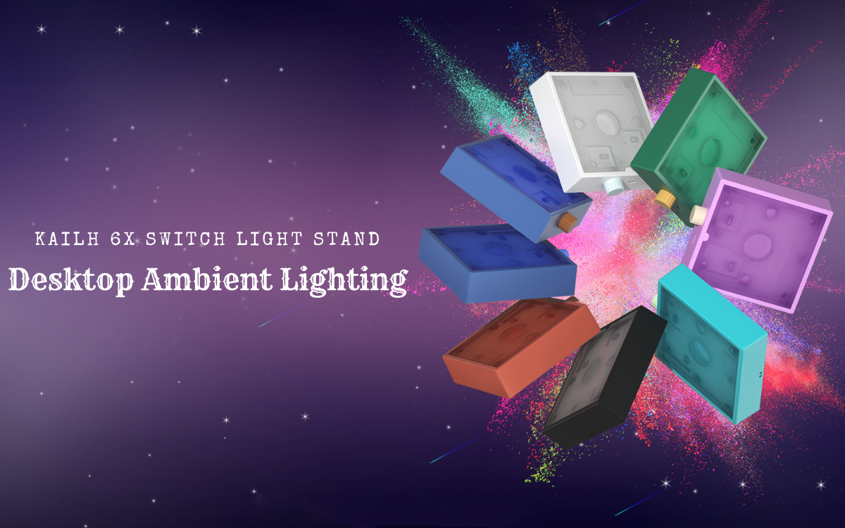 Six-fold switchs lamp base ambience brings infinite imagination！