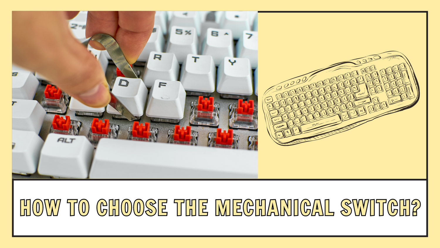 Choose the switch before the keyboard, how to choose the mechanical switch?