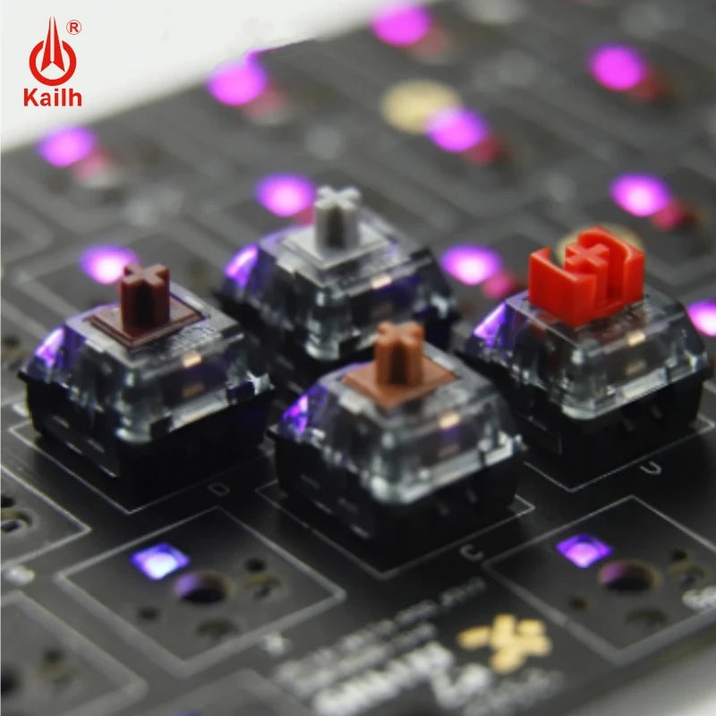 Kailh Super Speed Keyborad Switch Copper/Silver/Brown/Red Pro Mechanical Switch SMD RGB 3Pins