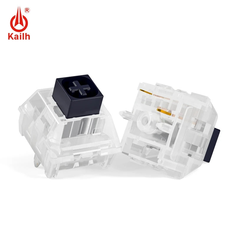 Kailh Box – interrupteur de clavier mécanique Crystal Navy, sensation de main lourde, IP56, clic de jeu à monter soi-même 