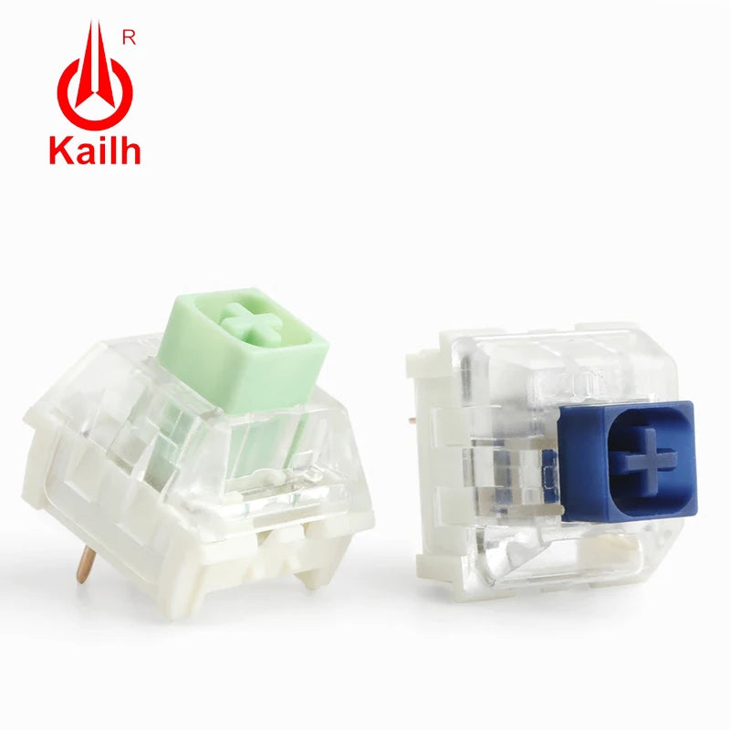 Kailh Box Navy Blue Jade Keyboard Switch 3 pins IP56 Water-proof Compatible Cherry MX Switches Clicky