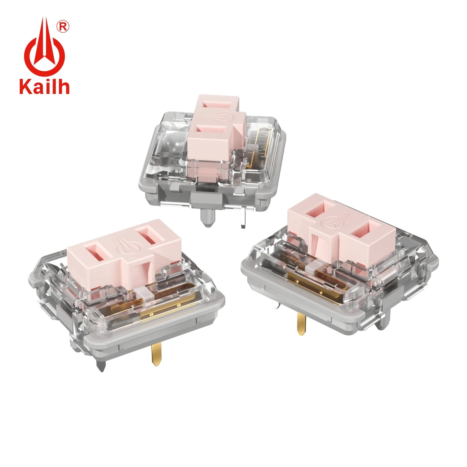 Kailh Low Profile Choc Switch Transparent Pink 25g DIY Linear For Low Profile Keyboard