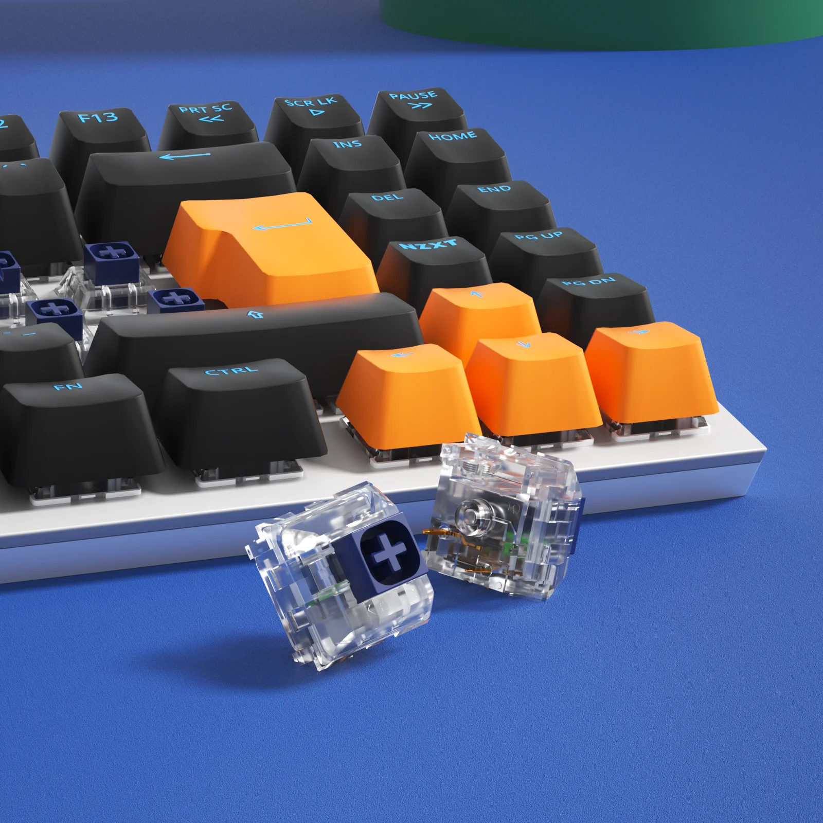 Kailh Box Crystal Navy Switch Mechanical Keyboard Switch Heavy Handfeel IP56 DIY Game Clicky