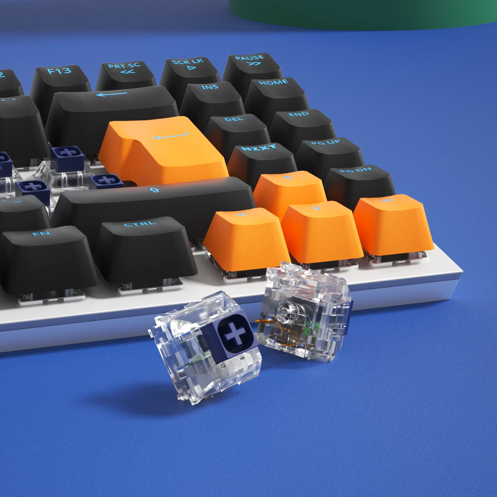 Kailh Box – interrupteur de clavier mécanique Crystal Navy, sensation de main lourde, IP56, clic de jeu à monter soi-même 