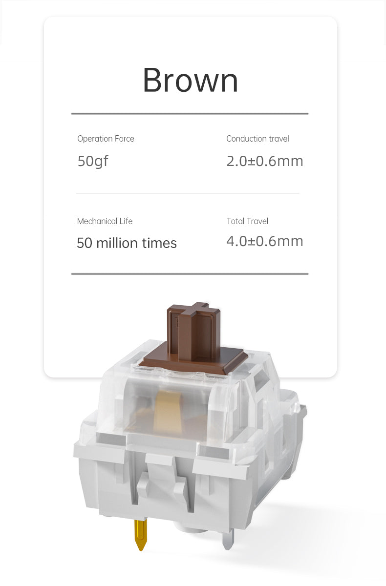 Kailh Mechanical Keyboard Switch Office 3Pins Switches Keyboard Accessories Clicky Linear Tactlie Switches