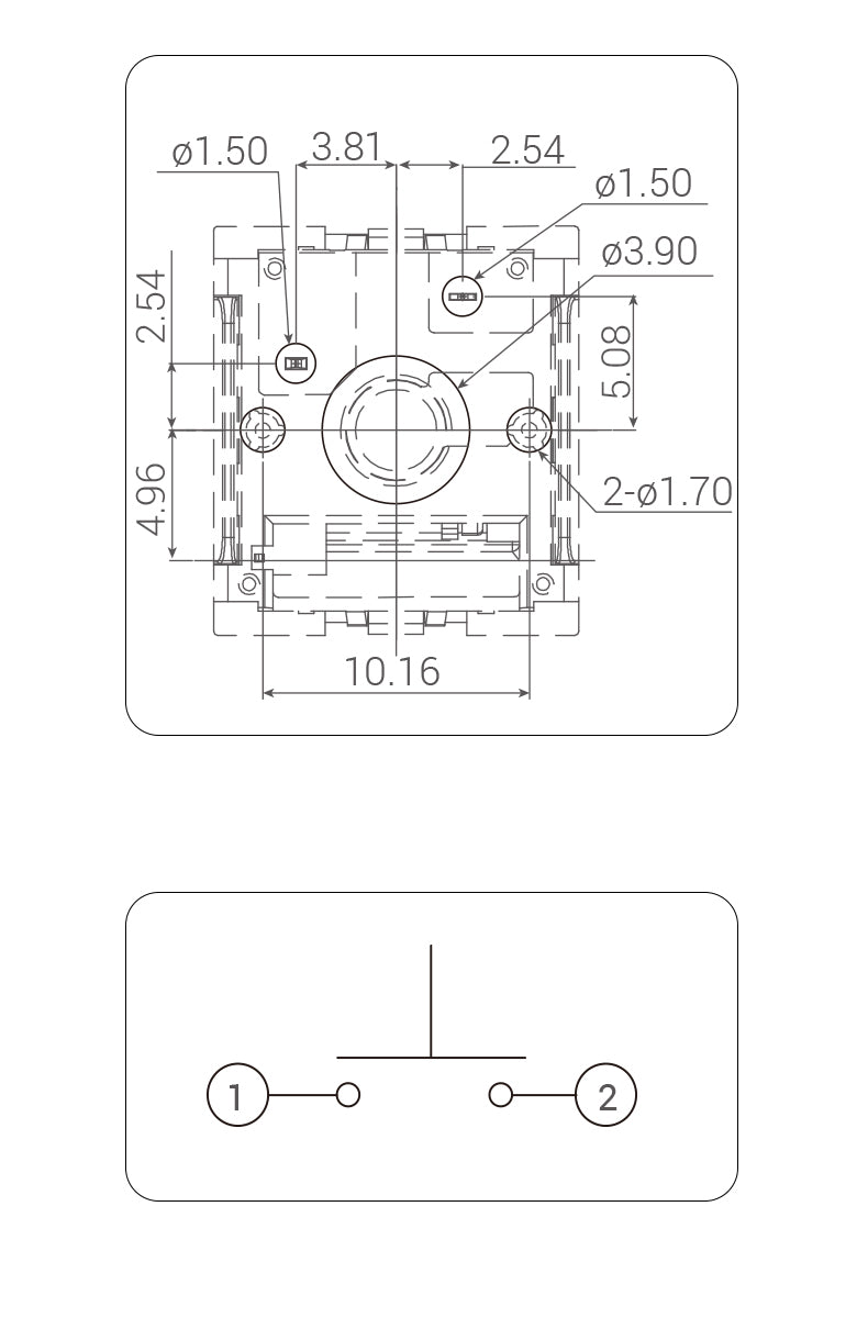 Kailh Crystal Jade Navy Blue Keyboard Switch Heavy Handfeel Mechanical 3Pins Switches Compatible Cherry