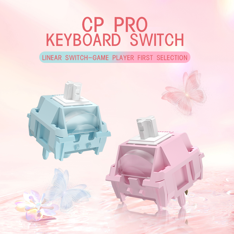 Kailh Linear CP PRO Keyboard Switch Pom Speed Gaming Switches Smooth Lengthening Switch