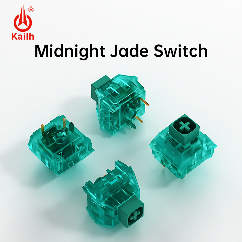 Kailh Box Midnight Jade Keyboard Switch Clicky Customized Hot Swap Heavy Handfeel Switches