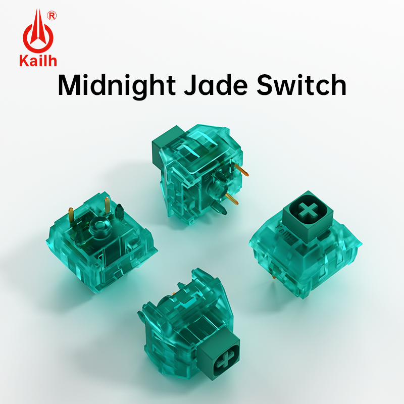 Kailh Box – interrupteur de clavier en Jade de minuit, personnalisé, échange à chaud, avec sensation de main lourde 