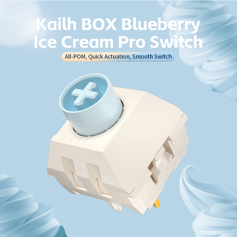 Kailh Box Blueberry ice cream all pom pro switch linear switch fast triggering switches