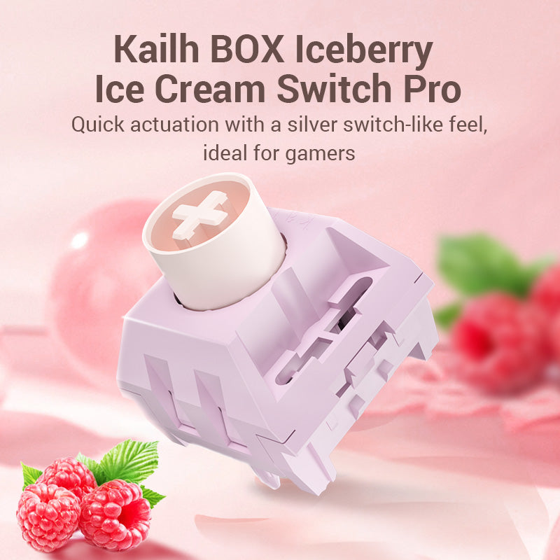 kailh BOX iceberry ice cream switch pro quick actuation for gamers