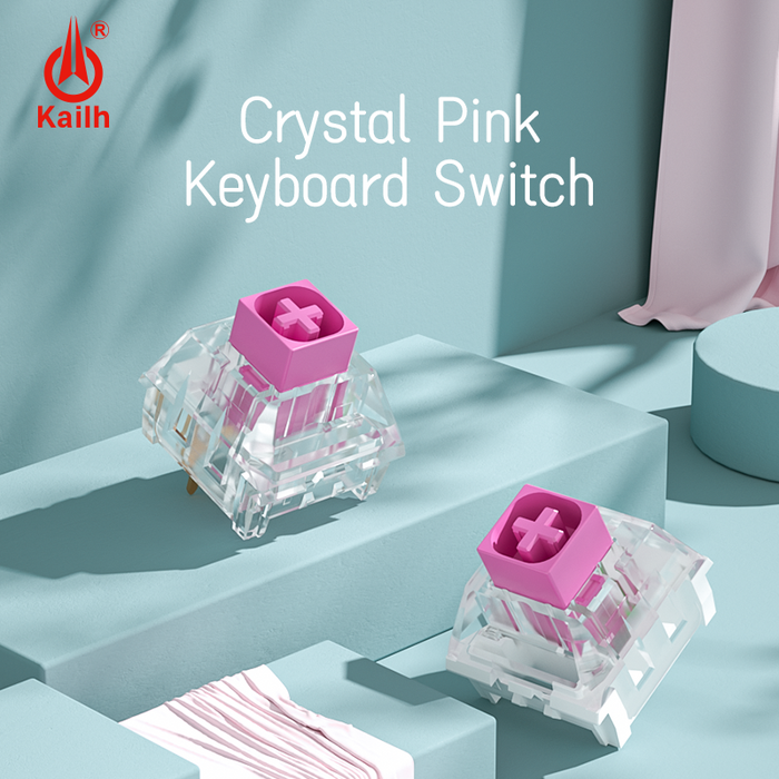 Kailh Box Crystal Pink Switch Mechanical Keyboard Switch Customized Cl