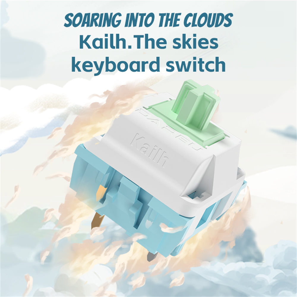 Kailh Cloud Soar switch The Skies Linear Keyboard Switch Hot Swap Smooth and Silent Sound Customized MX Keyboard Switch