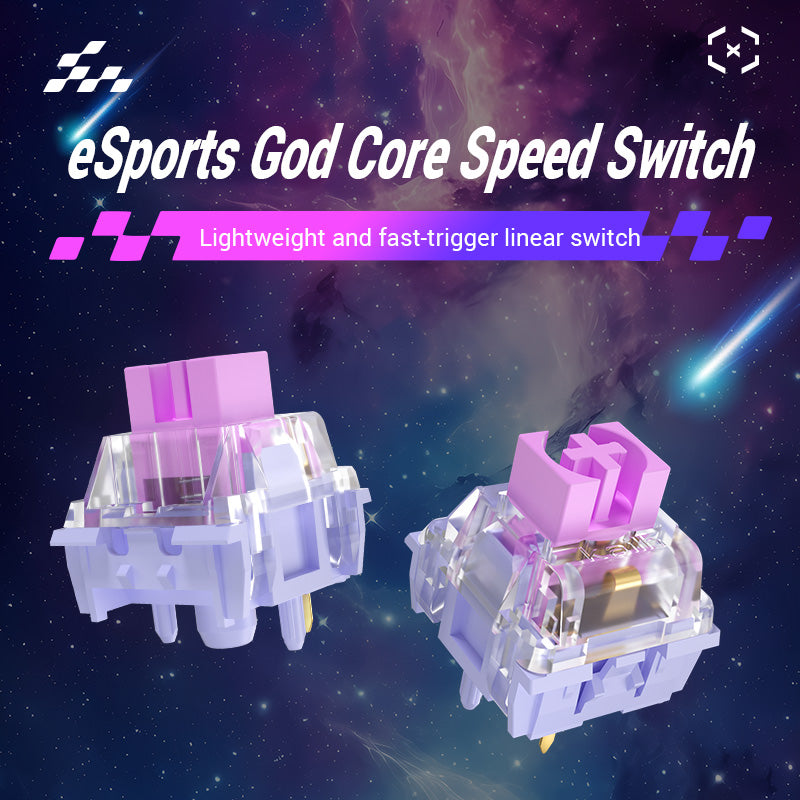 Kailh MX Speedster Switch - Lightweight Fast-Trigger Linear Switch for eSports