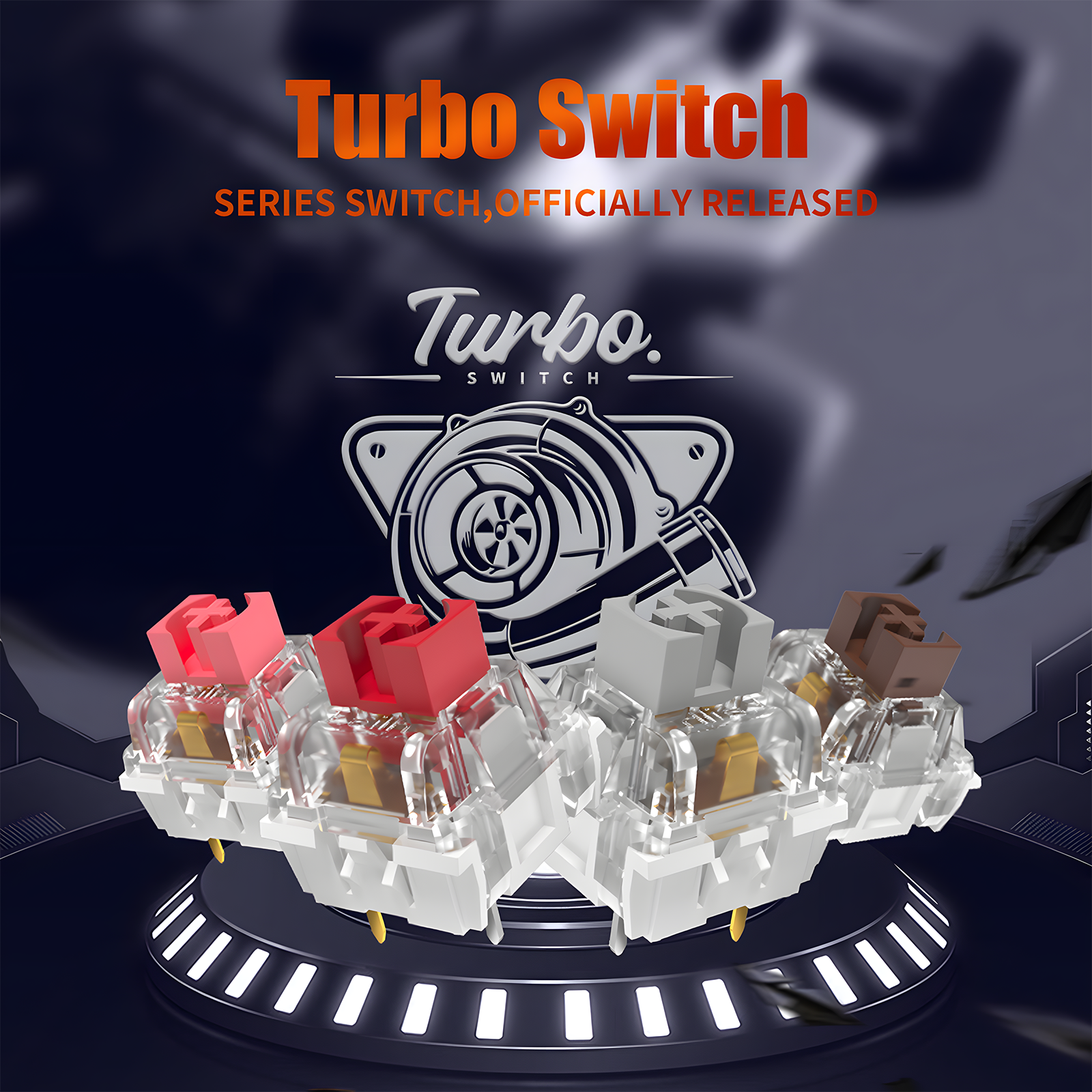 Kailh Turbo MX Keyboard Switch DIY Mechanical Switches Speed Linear Tactile Silent Keyboard Switch