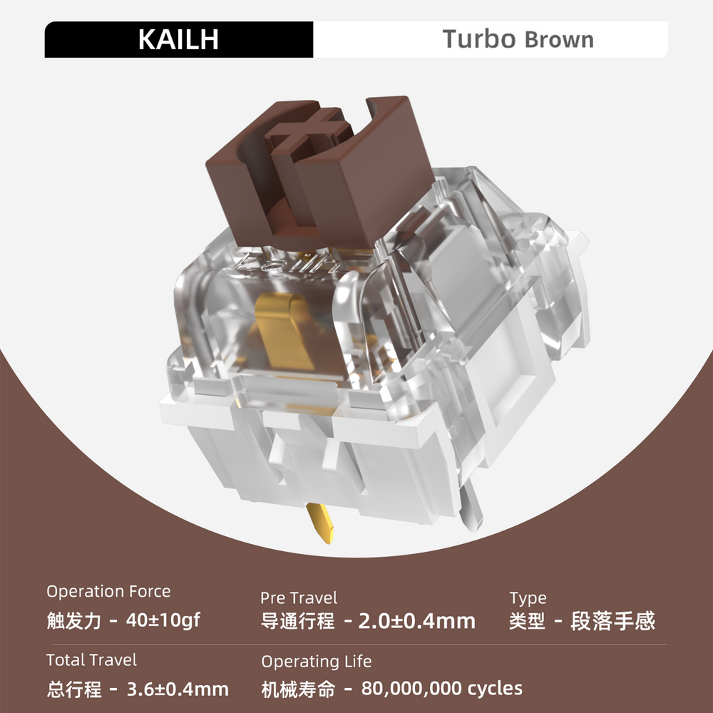 Kailh Turbo MX Keyboard Switch DIY Mechanical Switches Speed Linear Ta