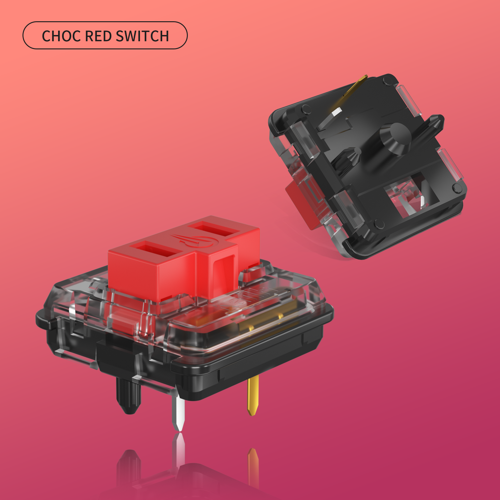 Kailh Low Profile Mechanical Keyboard Switch Brown Red White Switch For DIY Gaming Keyboard MX Switches