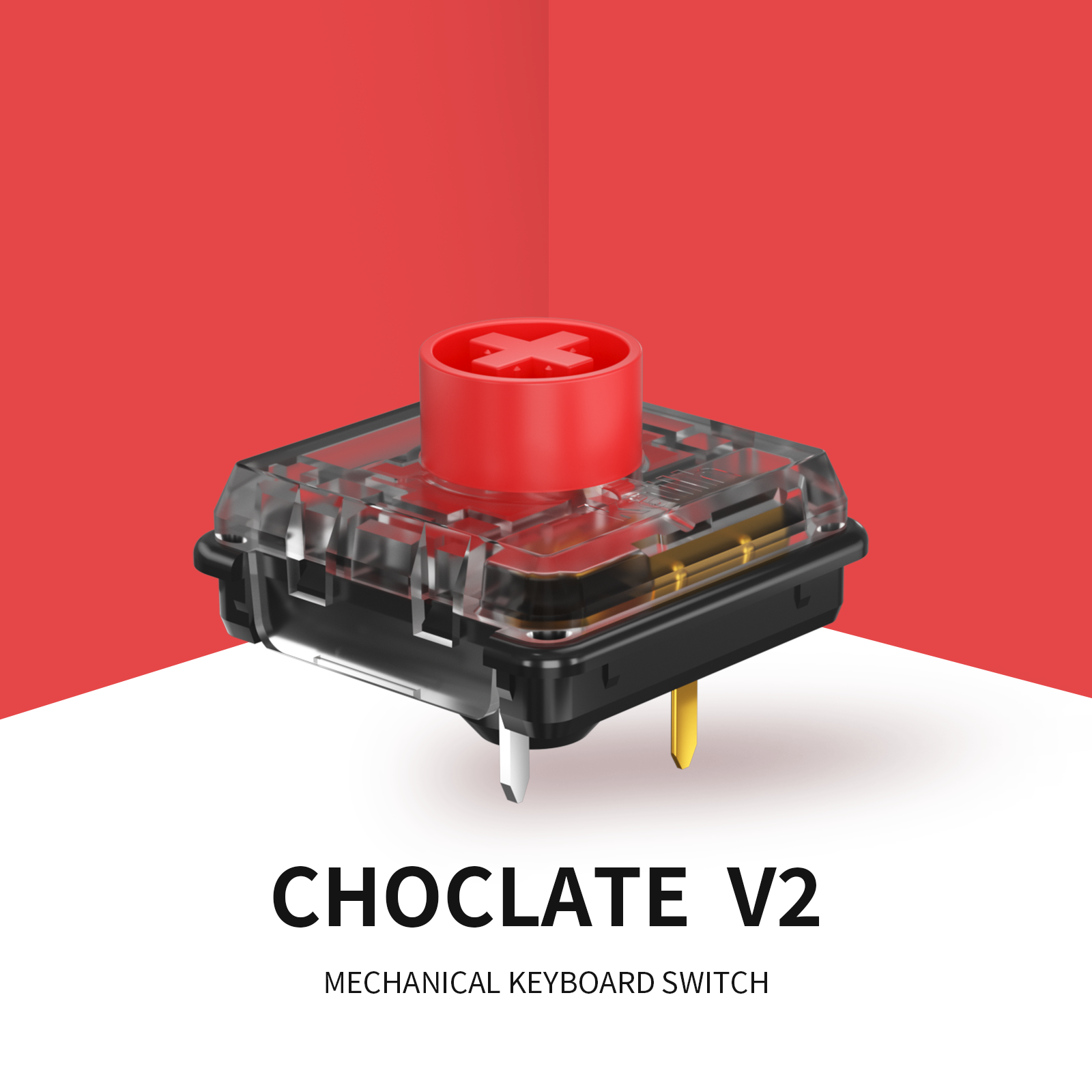 Kailh Choc V2 Low Profile Switch 1353 Chocolate V2 Mechanical Keyboard Switch Custom DIY Clicky Tactile Linear