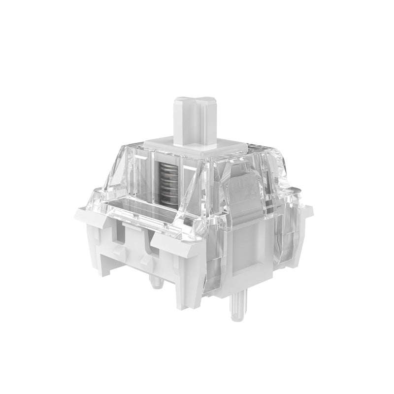 KAILH White Horse Magnetic Switch – Hall Effect Linear 35gf, 0.01mm RT Precision, Customizable Pre-Travel, 100M Life, Factory Lubed, Standard 5‑Pin MX Footprint for Hot-Swap Keyboards