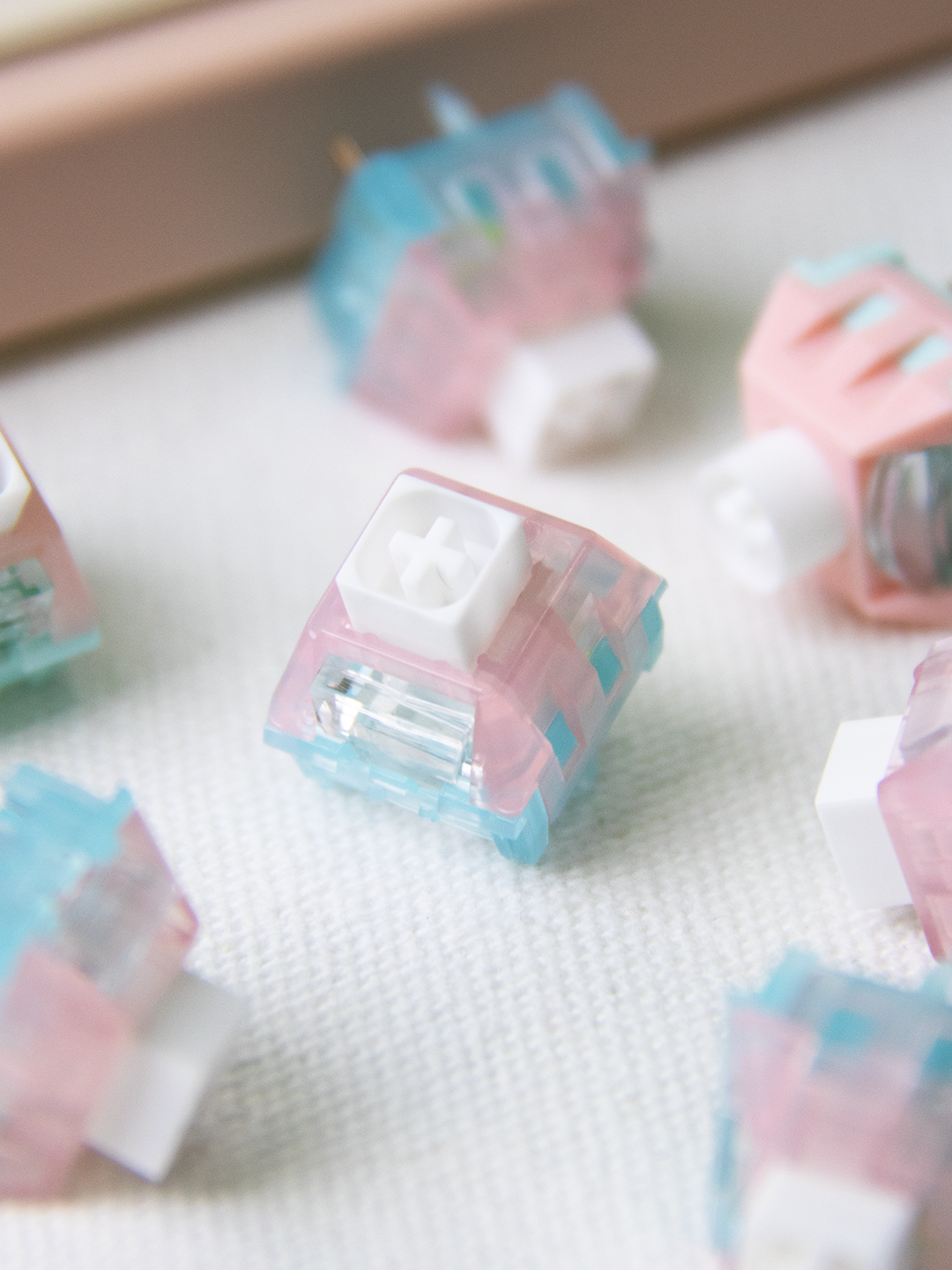 Kailh Box Marshmallow Switch Mechanical Keyborad Switch Linear Advance Tactile Cilcky Switches Highly Smooth DIY