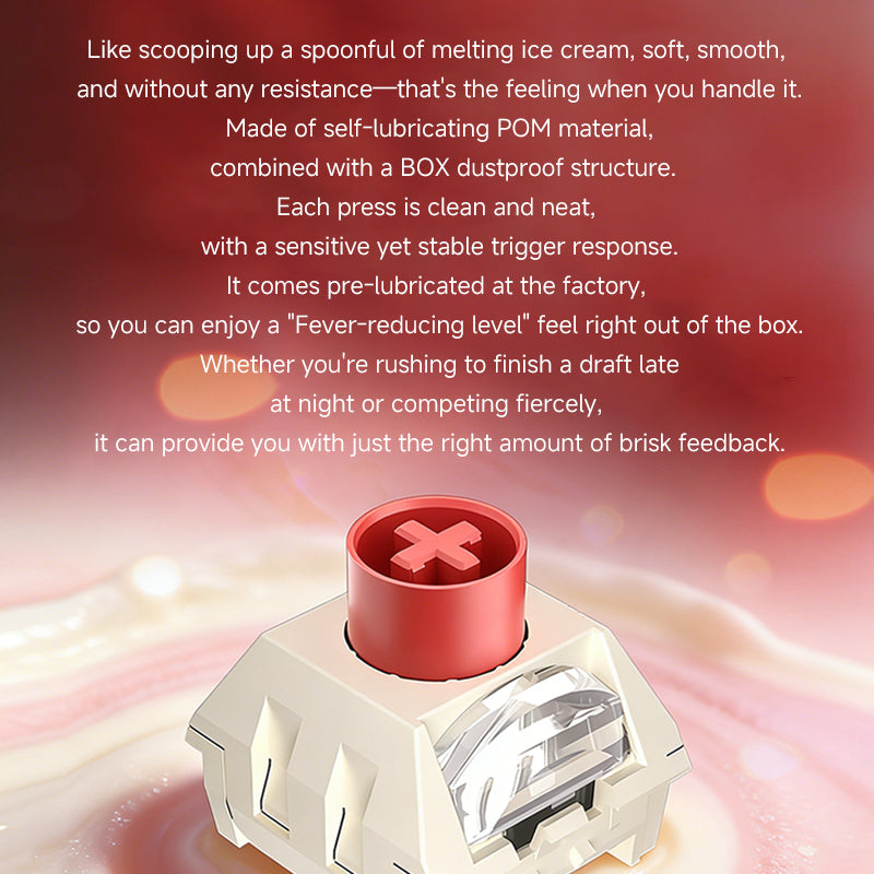 Kailh Ice Cream Series Fingertips flowing Silky smooth Jam Ice Cream Switch