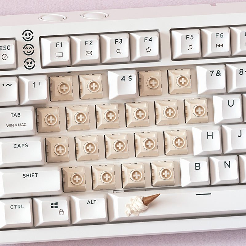 Kailh BOX Ice Cream Switch PRO MAX - Official Mechanical Keyboard Switch, Cream