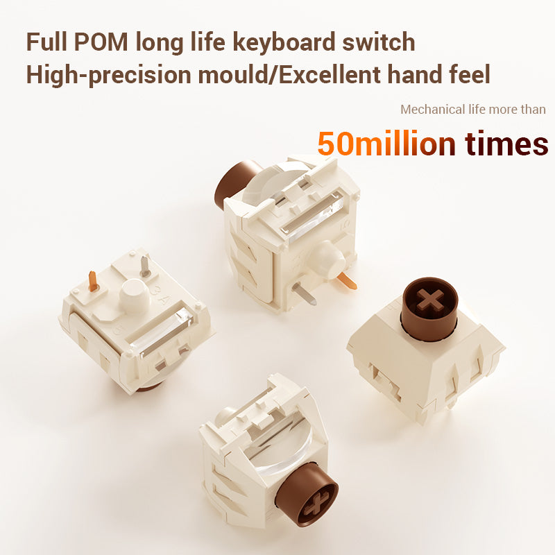 KAILH box ice cream brown switch advanced tactile switches