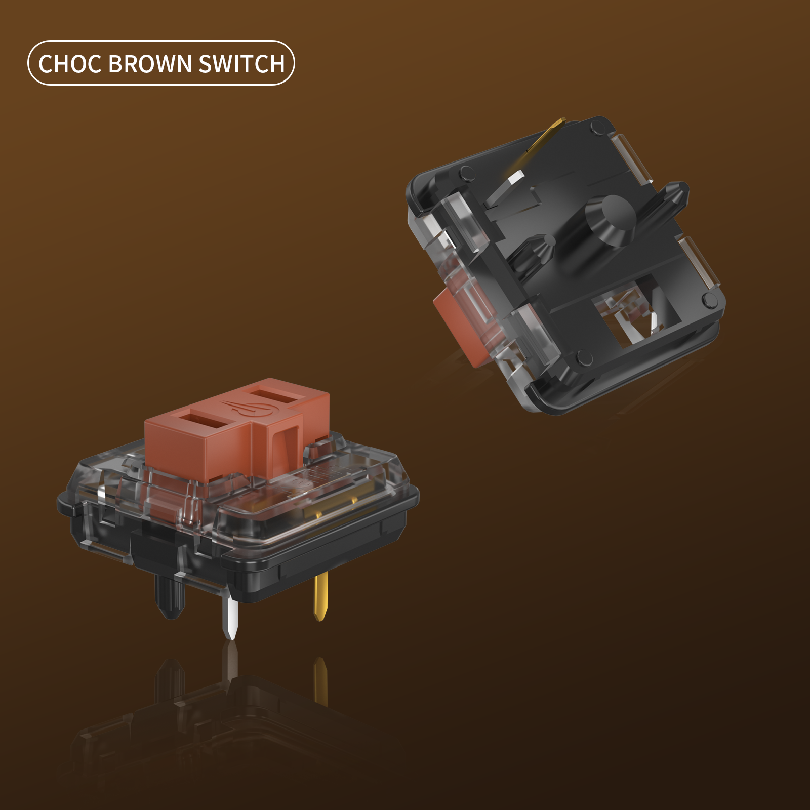 Kailh Low Profile Mechanical Keyboard Switch Brown Red White Switch For DIY Gaming Keyboard MX Switches