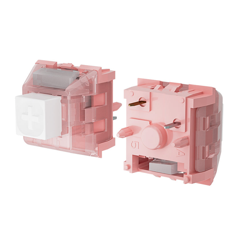 Kailh Lotus Switch – 42gf Light Tactile, POM Stem, IP54 Dustproof, Hot-Swappable Mechanical Keyboard Switch