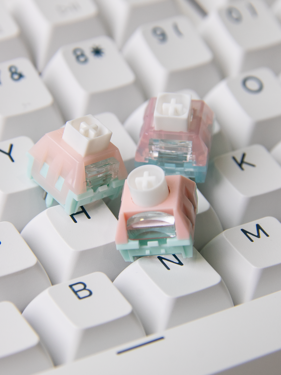 Kailh Box Marshmallow Switch Mechanical Keyborad Switch Linear Advance Tactile Cilcky Switches Highly Smooth DIY