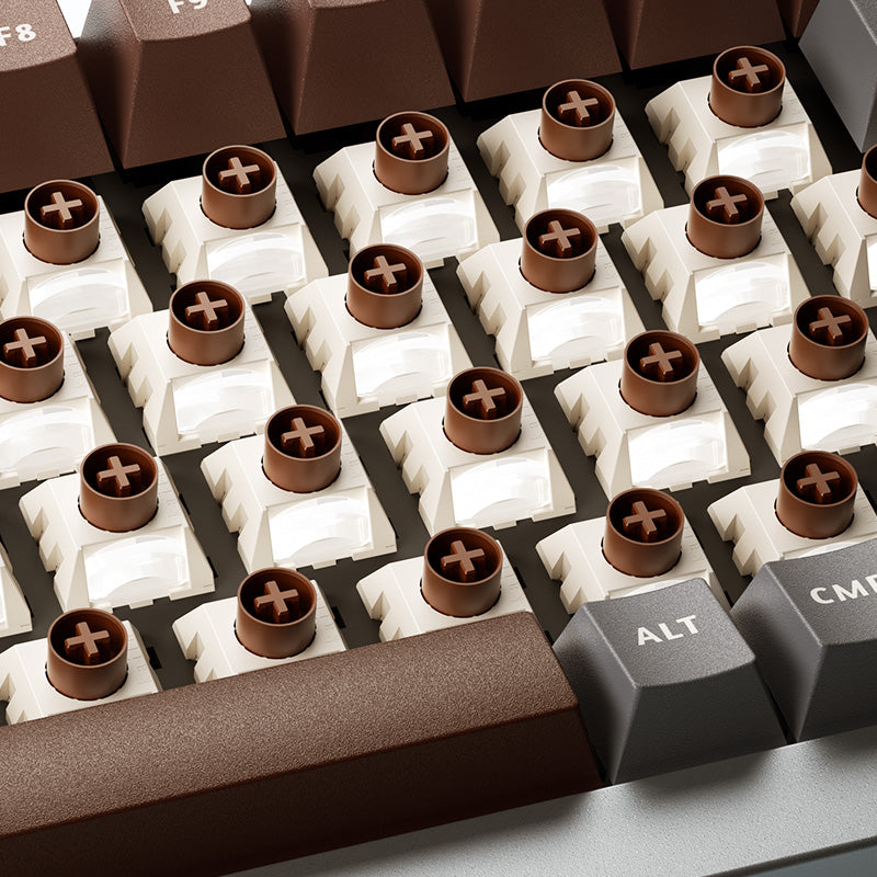 KAILH box ice cream brown switch advanced tactile switches