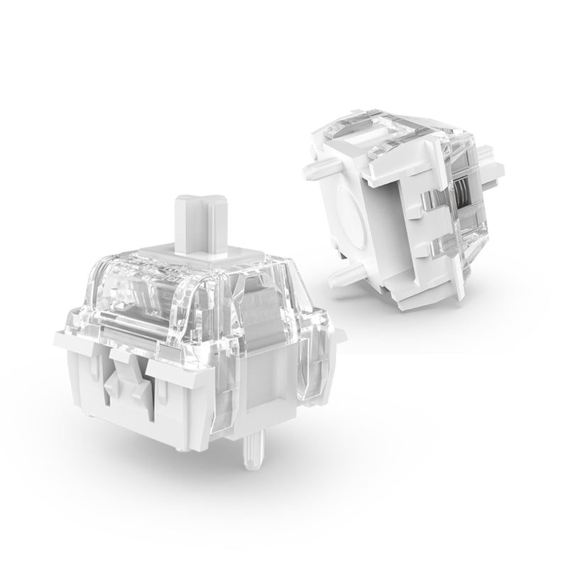 KAILH White Horse Magnetic Switch – Hall Effect Linear 35gf, 0.01mm RT Precision, Customizable Pre-Travel, 100M Life, Factory Lubed, Standard 5‑Pin MX Footprint for Hot-Swap Keyboards