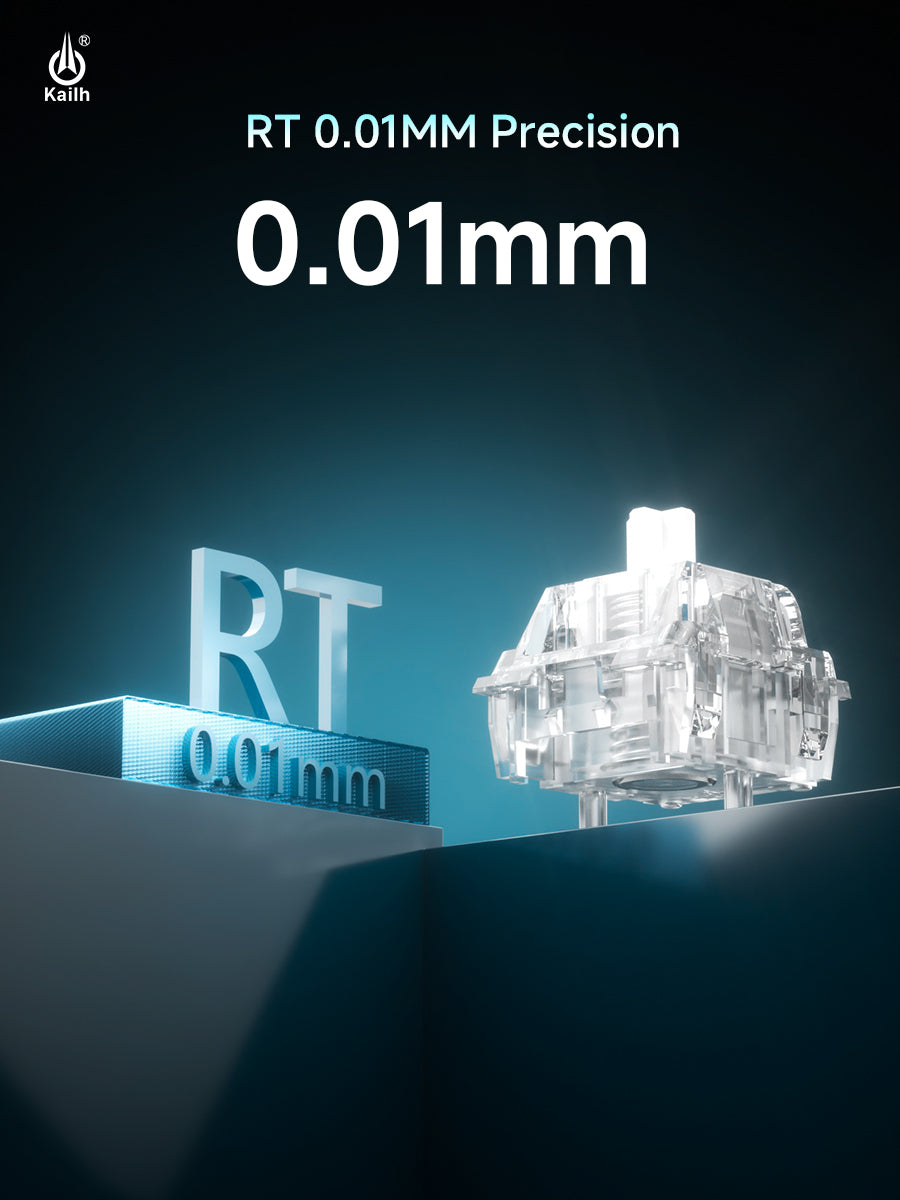 KAILH Jellyfish Magnetic Switch – Deep Sea Alert Series | Full‑Transparent, POK Stem, 100M Clicks, 0.01mm Precision & Blade‑Rail Smoothness