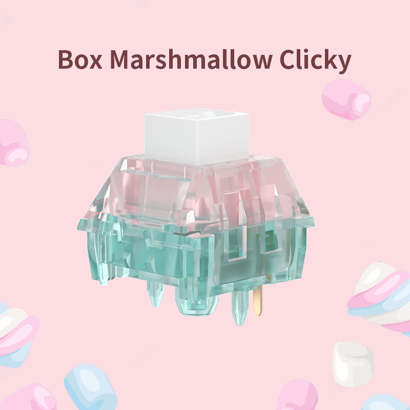 Kailh Box Marshmallow Switch Mechanical Keyborad Switch Linear Advance Tactile Cilcky Switches Highly Smooth DIY